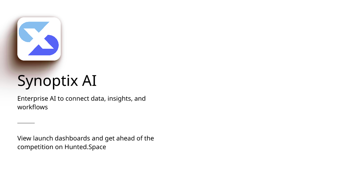 Synoptix AI - Enterprise AI to connect data, insights, and workflows ...