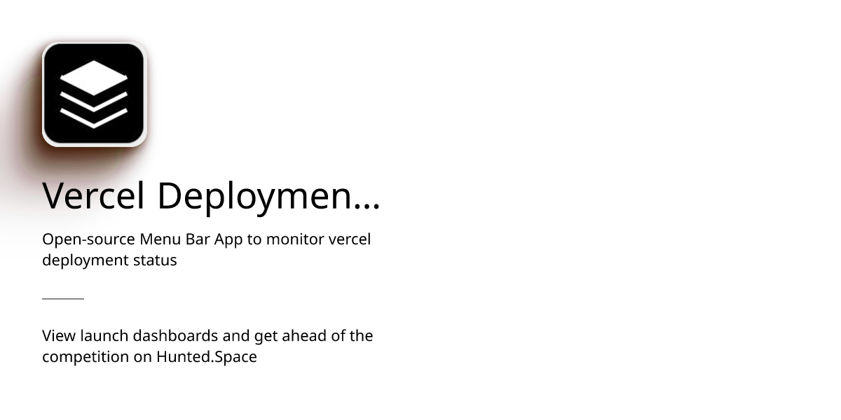Vercel Deployments Menu App (Linux) - Open-source Menu Bar App to ...