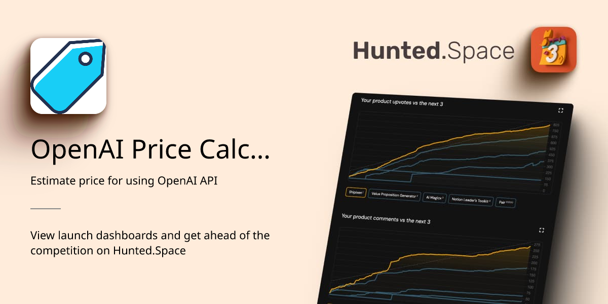 openai-price-calculator-product-hunt-launch-dashboard-50-upvotes-6